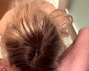 Hot Milf Stepmother Catches Me Spying In Shared Hotel Shower