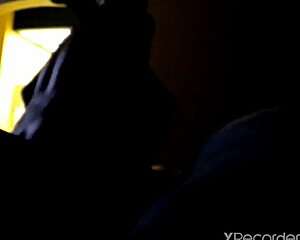 Watch amateur couple chelo y leo in hidden spot.