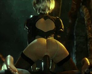Overwatch Tifa and friends bent over in hot hentai