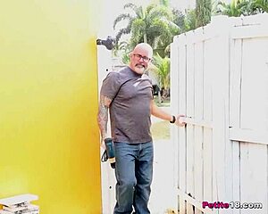 petite teen fucks real man in daddy anime hentai scene