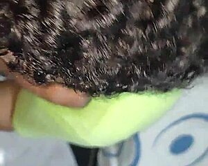 Greedy Blowjob On Muscular Black Bodybuilder's Cock