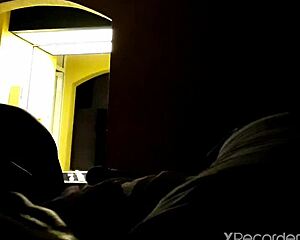 Watch amateur couple chelo y leo in hidden spot.