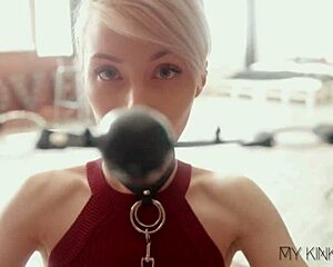 Teasing Teen Kitten Wears Buttplug in BDSM Roleplay