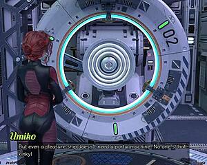 What's the mad scientist experimenting with in space? Sexy naked bodies and crazy outfits!