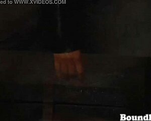 Beautiful slave stirred awake for harsh mistress spanking