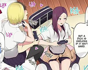 Gals gather at Imaizumi's house in anime dating game