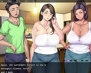 Is your mom a good woman getting blowjobs and creampies in group sex?