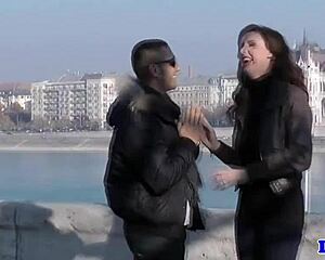 mature euro slut bent over for doggystyle gagging