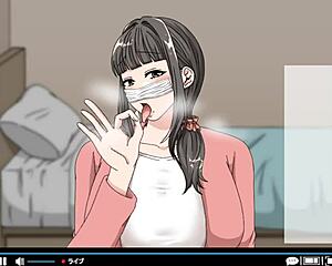 Woman Starts Chatting with Strangers Online in Ayako's Scramble Part 4