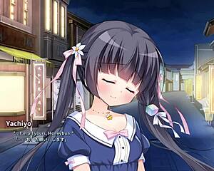 Loca love scene with jinja and senpai yachiyo shizuki