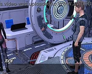 Beautiful 3D animated video with big-boobed women in crazy dating game