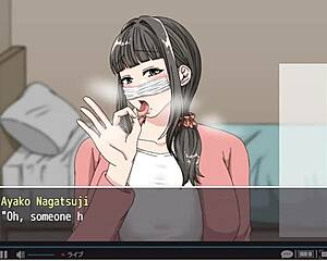 Woman Starts Chatting with Strangers Online in Ayako's Scramble Part 4