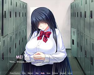 Anime Girl's Huge Tits Grabbed in Bully Bribe Ep1