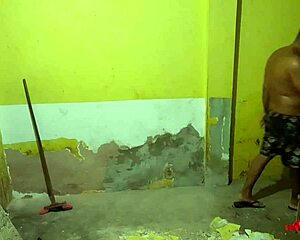 My husband's construction worker seduces me with his skills