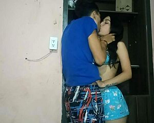 Stepsister In Short Panties Cleans Room, Waiting For Stepbrother To Fuck Her In Doggystyle.