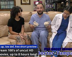 Dr. Tampa performs a gyno exam on Nicole at hospital