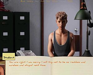 Zviazaný na vysokej škole 01 - Stretnutie s novým gay spolubývajúcim v tesnom oblečení