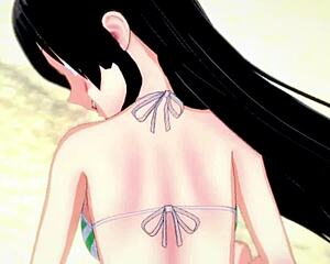 Tsuyu Froppy Wants Beach Sex in Bikini