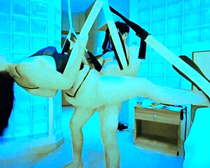 piccola 18+ latina 18+ 18+ fidanzata sesso casalingo su altalena, cavalca e doggystyle piegata