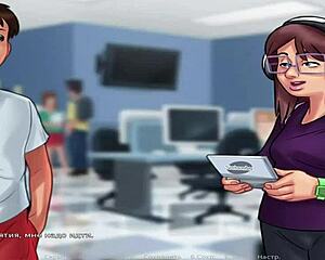 Summertimesaga chubby girl sex in headphones