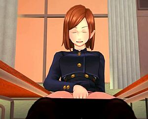 Kugisaki Nobara's Intense Masturbation and Passionate Sex in Jujutsu Kaisen Hentai