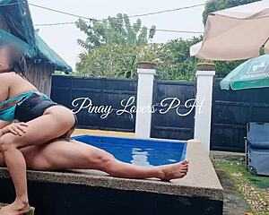 I Made My Horny Wifey Squirt In Public Pool!