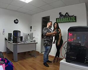 brazilian actress mia khalifa in a photo shoot with yara morganna and nego catra