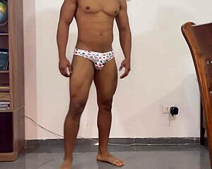 Curious Straight Guy Turns Gay Porn Anal Casting in Lingerie.