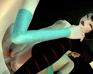 mavis enjoys a threesome with princess elsa and anna from frozen