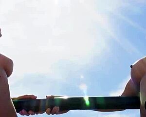 Bold Asian Teen Licks Natural Tits In Intense Cunilingus. Muff Diving Leads To Wild Lesbian Sex.