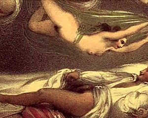 This vintage cartoon illustration looks antique, she said