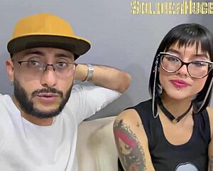 Beautiful tattooed girl gives INCREDIBLE DEEPTHROAT BLOWJOB