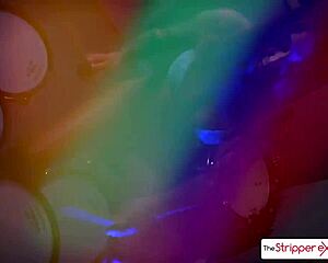 watching felicity feline’s ass bounce on fat cock in stripper experience