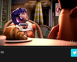 Horna Juno guza u zoni bez pantalona sa tesnom Ellie koja se jebe