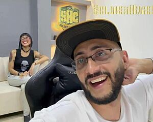 Beautiful tattooed girl gives INCREDIBLE DEEPTHROAT BLOWJOB