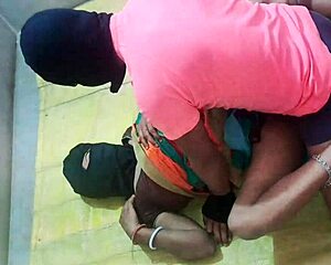 Sexy Saree Navel Tease with Hot Moaning Sounds for You