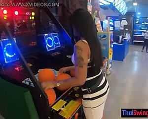 Thai Teen Girlfriend Plays With Vibrator On Her Big Ass!