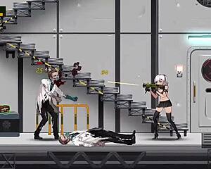 BIG TITS GIRL FUCKS MONSTER COCK IN GAME!