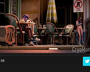 Horny Juno’s Ass in No Pants Zone with Tight Ellie Getting Nailed