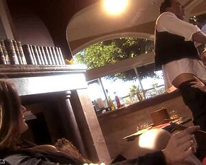 Wanna see me ride this bartender’s cock in black lingerie? - Kylee Reese