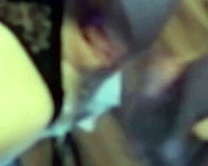 wet gushy homemade scene with stockings