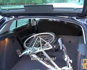 Amateur Babe Blowjob! Jenny Dark Sucks While Driving POV