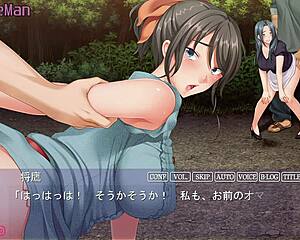 i hear the wife moaning through the wall as hiroto creampies her outdoors