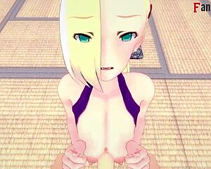 Ino Yamanaka Gives Titjob and Gets Fucked Hard by Naruto in Wild Cartoon Action