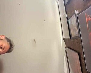 My latina freak licks my big cock orally