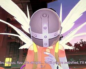 Angelwomon Evolving to Fuck 3 Digimon Full Fantasyking3