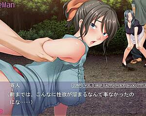 i hear the wife moaning through the wall as hiroto creampies her outdoors