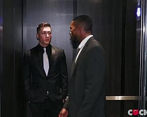 tristan hunter gets assfucked by sean xavier's big black cock