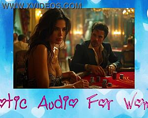 Guy beats girl in poker then fucks her!