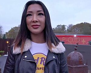 german scout - thai teen 18+ kitty aus flensburg bei echten strassen casting gefickt